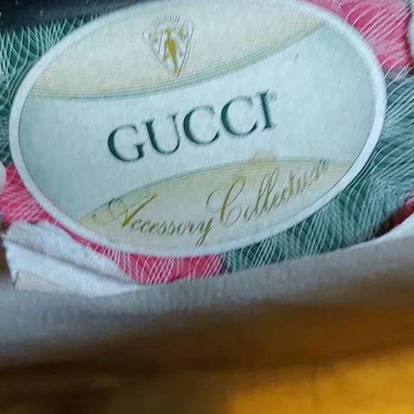 GUCCI VINTAGE Accessory Collection Convertible Envelope Clutch Purse Navy - Picture 5 of 16